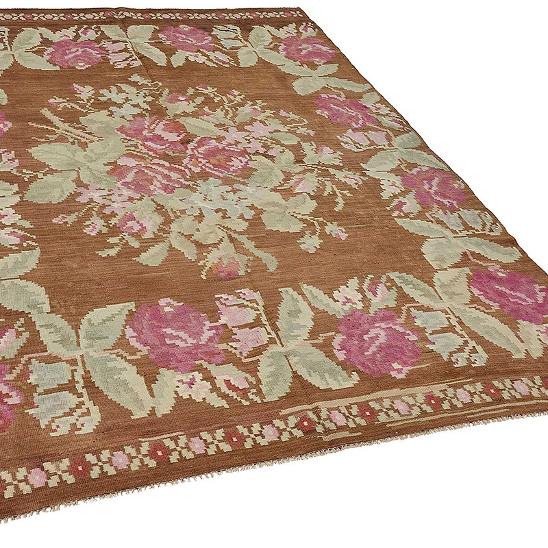 Vintage Moldova Kilimi - 164 cm x 238 cm - K0093900
