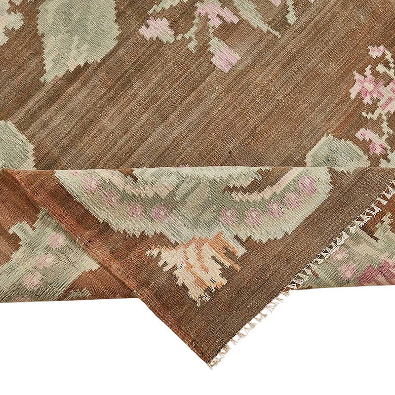 Vintage Handwoven Moldovan Kilim Rug - 5' 6" x 10' 5" (66" x 125") - K0093904