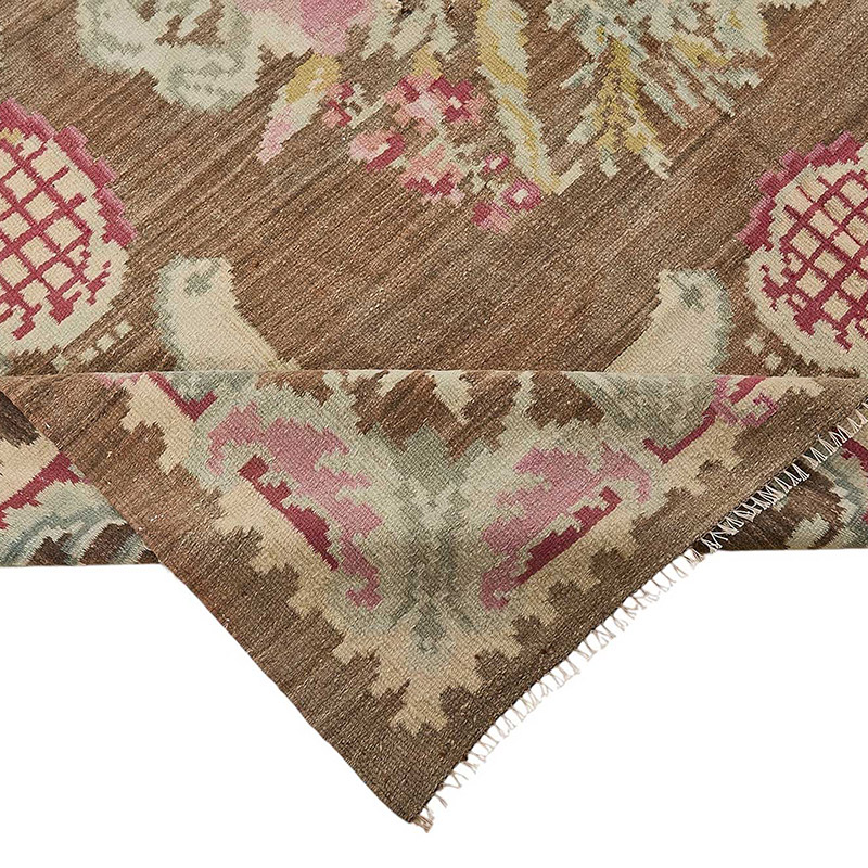 Vintage Handwoven Moldovan Kilim Rug - 5' 10" x 11' 9" (70" x 141") - K0093908