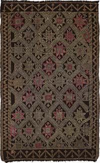 Vintage Anatolian Jijim Rug