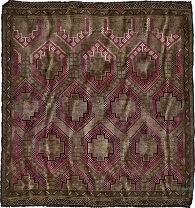 Vintage Anatolian Jijim Rug