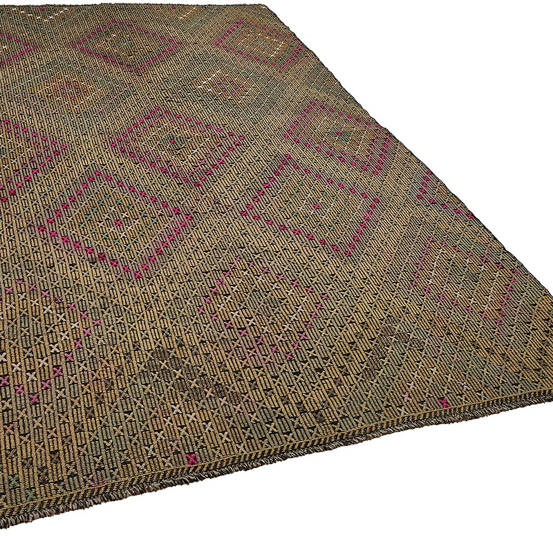 Vintage Anatolian Jijim Rug - K0093915