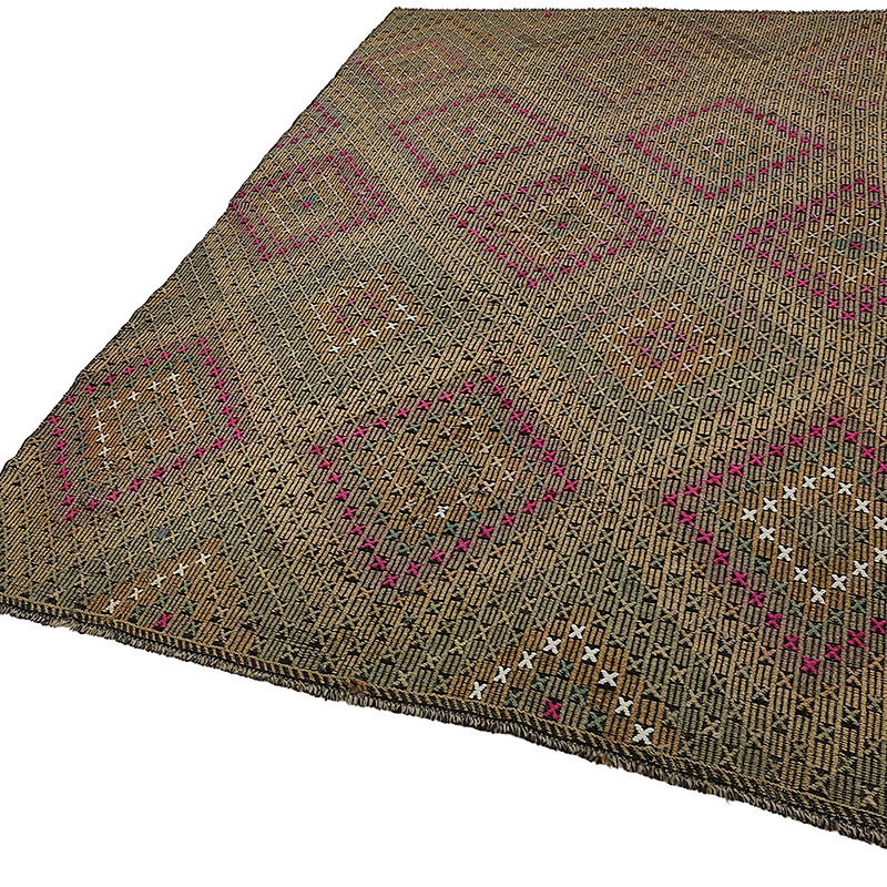 Vintage Anatolian Jijim Rug - K0093915