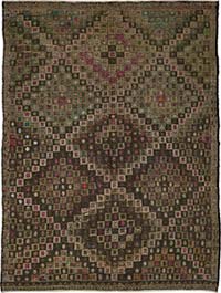 Vintage Anatolian Jijim Rug