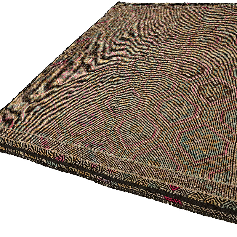 Vintage Anatolian Jijim Rug - K0093923