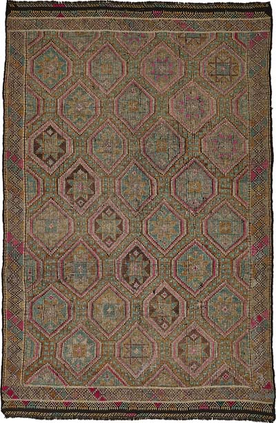 Vintage Anatolian Jijim Rug