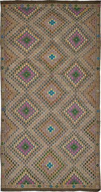 Vintage Anatolian Jijim Rug