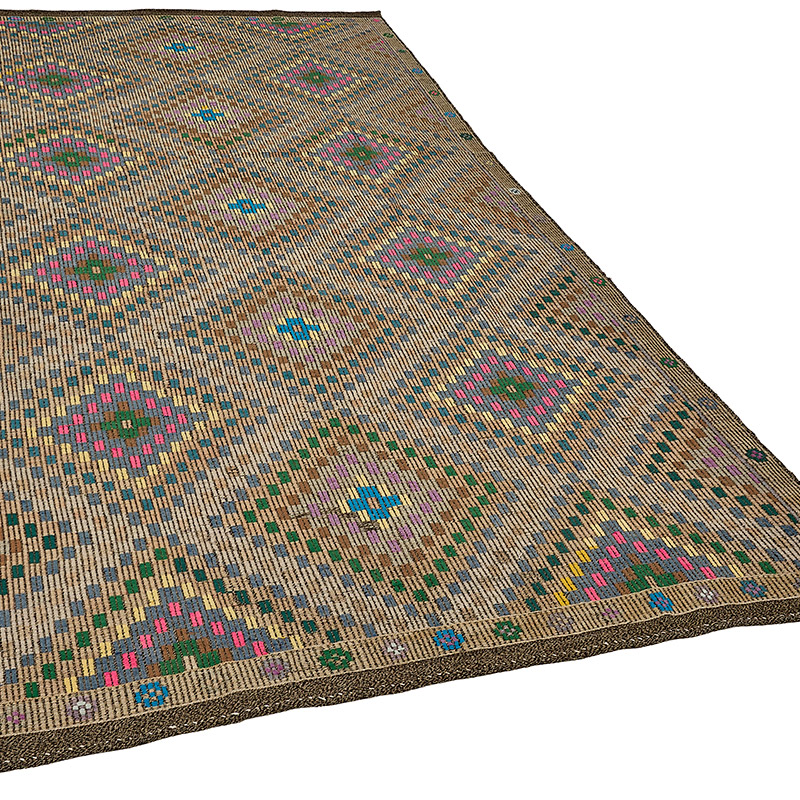 Vintage Anatolian Jijim Rug - K0093924