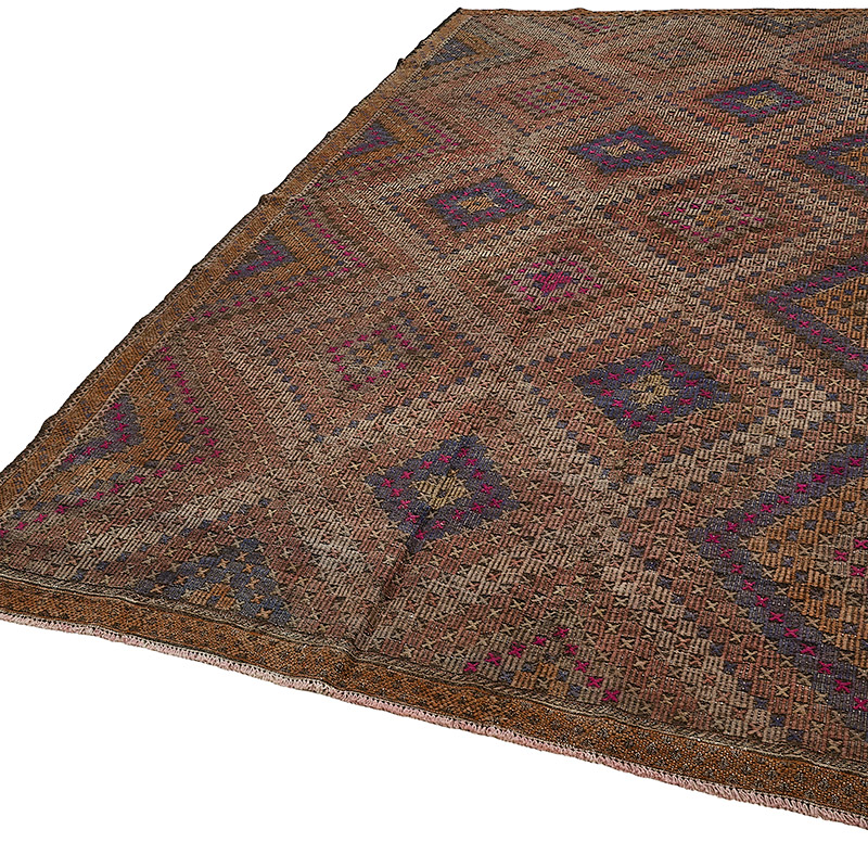 Vintage Anatolian Jijim Rug - K0093927
