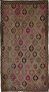 Vintage Anatolian Jijim Rug
