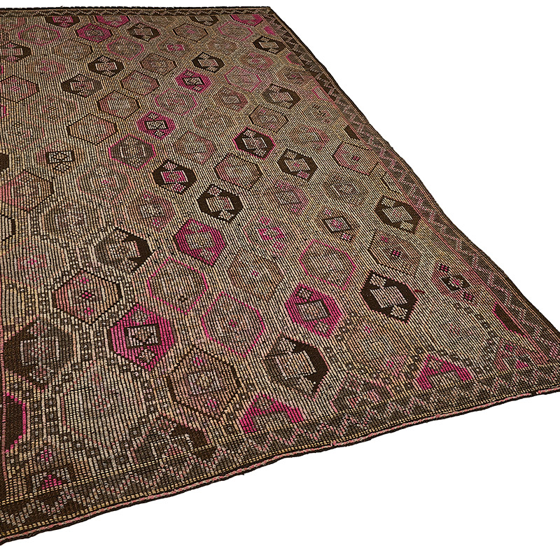 Vintage Anatolian Jijim Rug - K0093929
