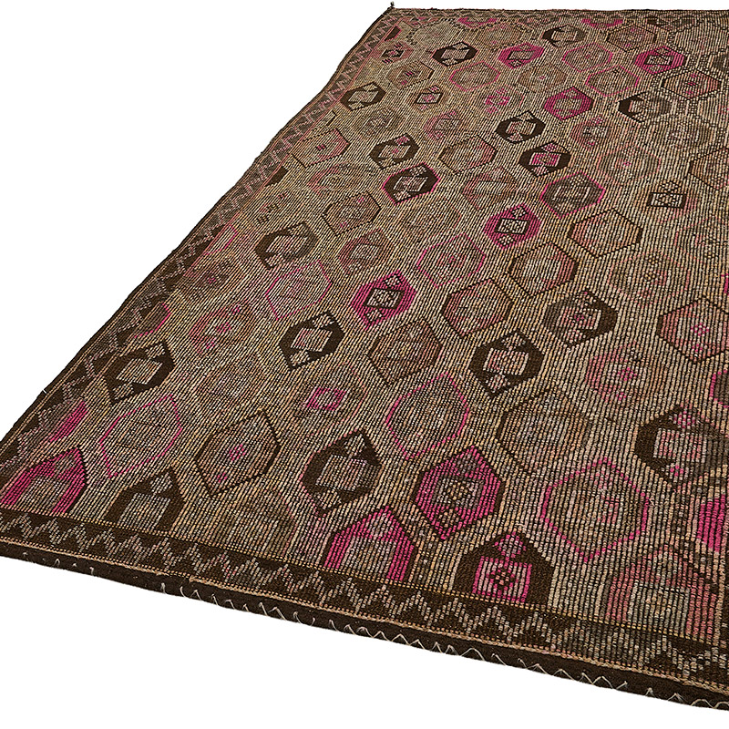 Vintage Anatolian Jijim Rug - K0093929