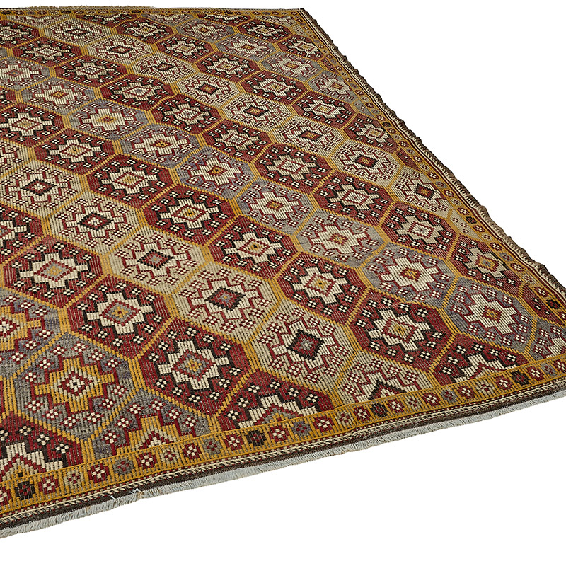Vintage Anatolian Jijim Rug - K0093930
