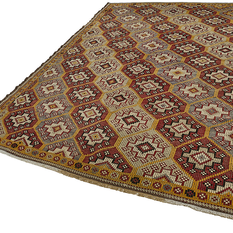 Vintage Anatolian Jijim Rug - K0093930