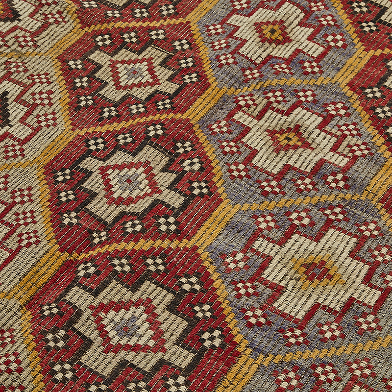 Vintage Anatolian Jijim Rug - K0093930