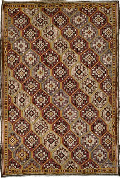 Vintage Anatolian Jijim Rug