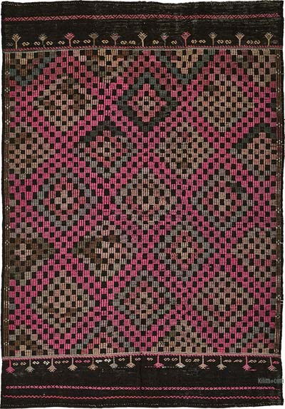 Vintage Anatolian Jijim Rug