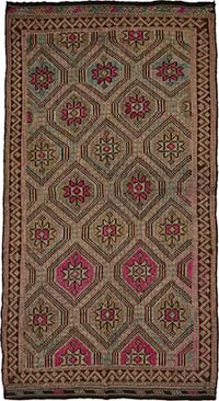 Vintage Anatolian Jijim Rug