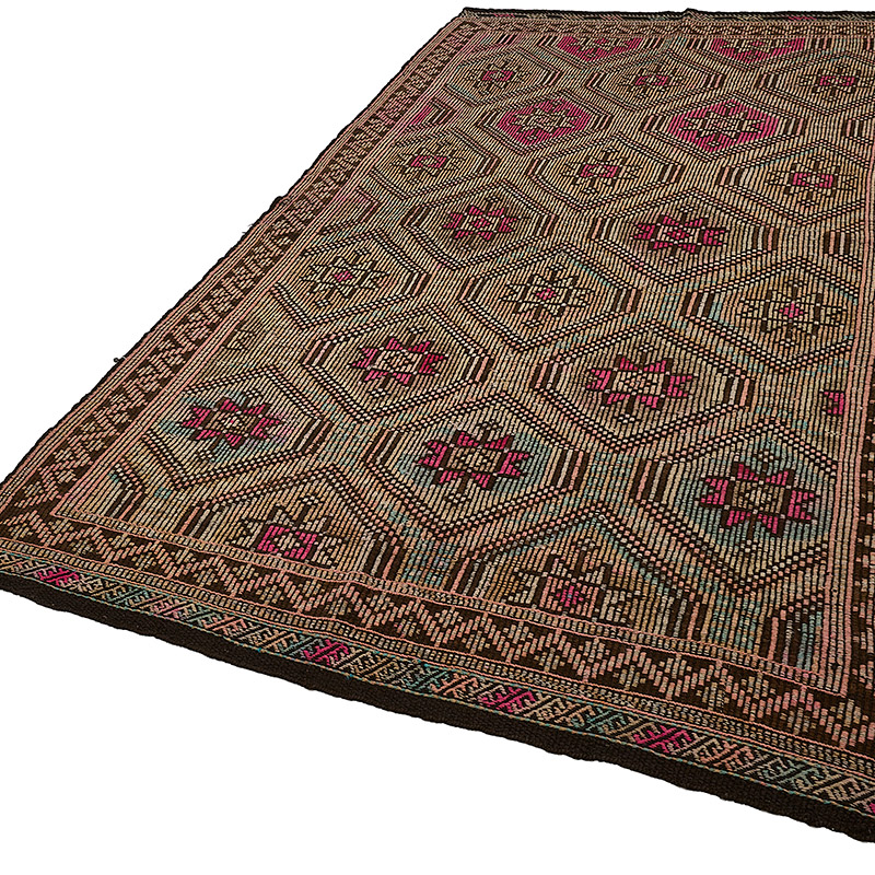 Vintage Anatolian Jijim Rug - K0093932