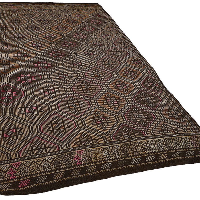 Vintage Anatolian Jijim Rug - K0093934