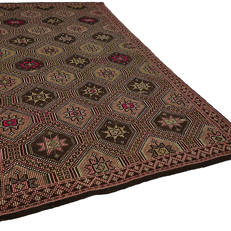 Vintage Anatolian Jijim Rug - K0093936
