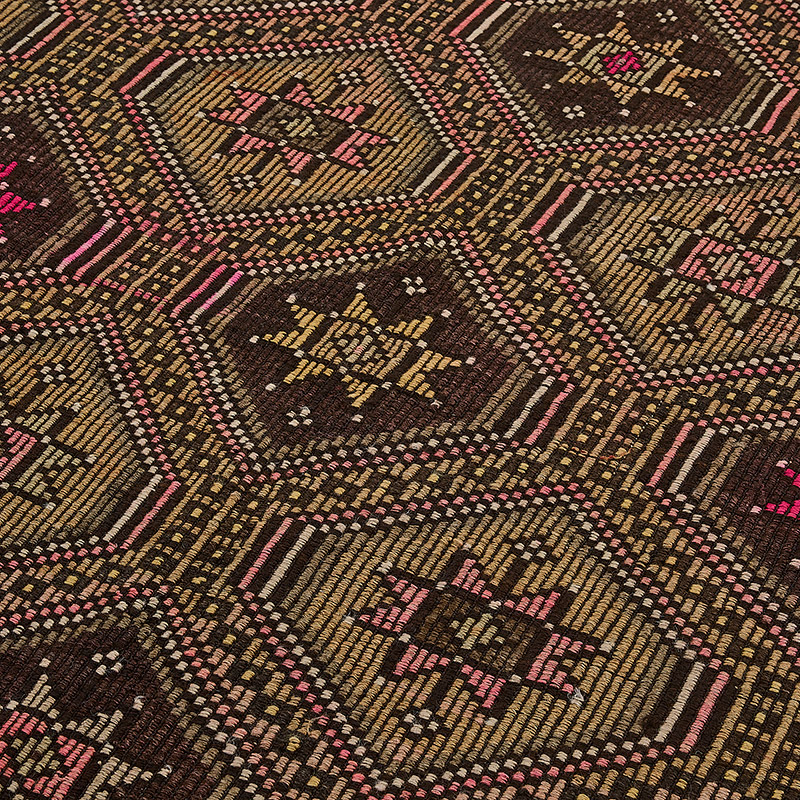 Vintage Anatolian Jijim Rug - K0093936