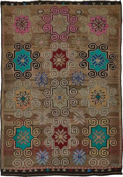 Vintage Anatolian Jijim Rug