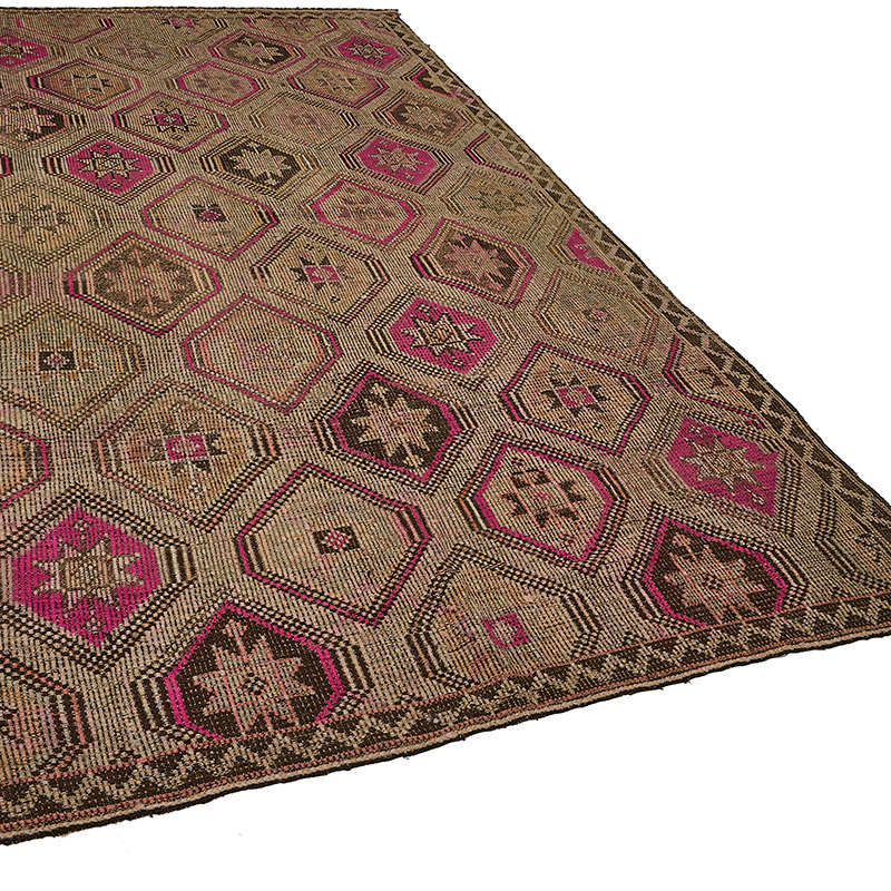 Vintage Anatolian Jijim Rug - K0093938