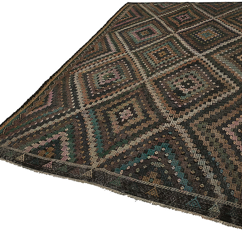 Vintage Anatolian Jijim Rug - K0093941