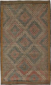 Vintage Anatolian Jijim Rug