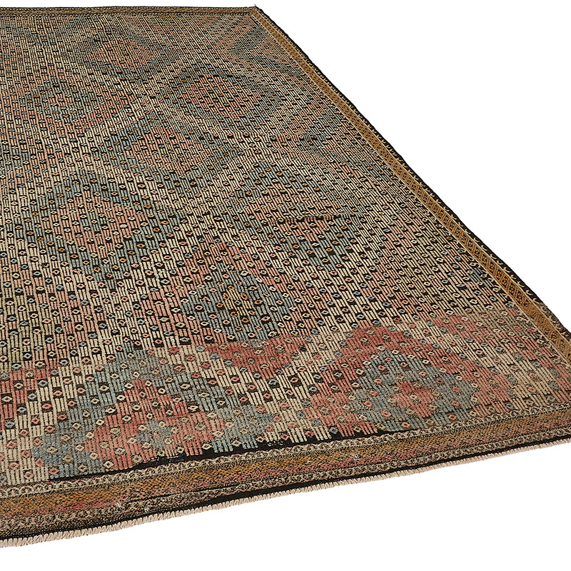 Vintage Anatolian Jijim Rug - K0093943