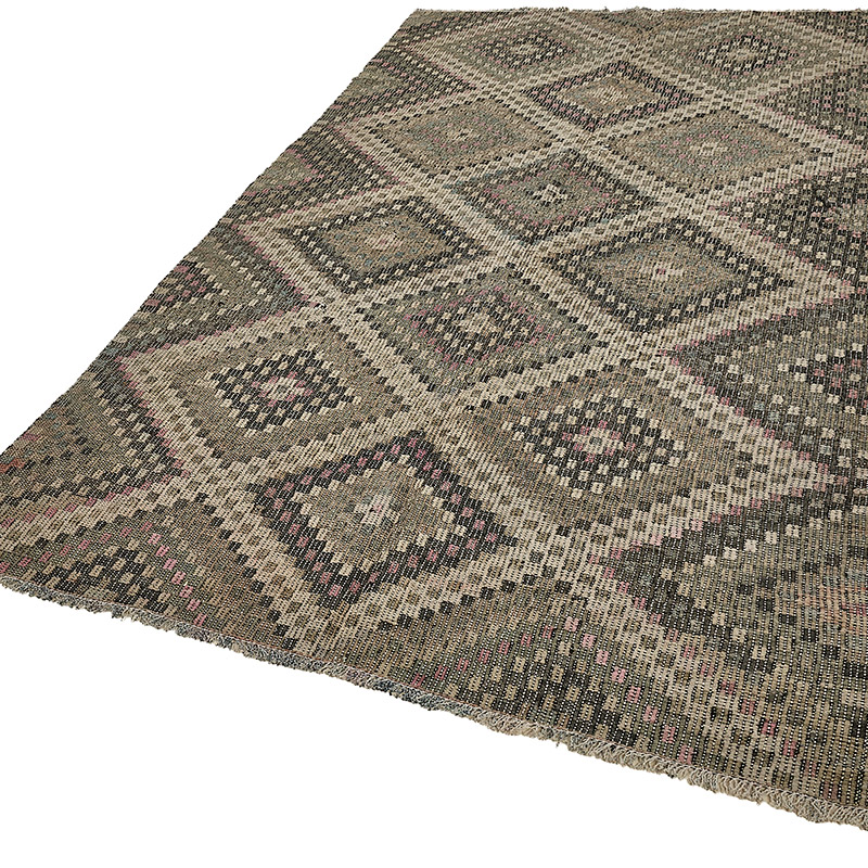 Vintage Anatolian Jijim Rug - K0093944