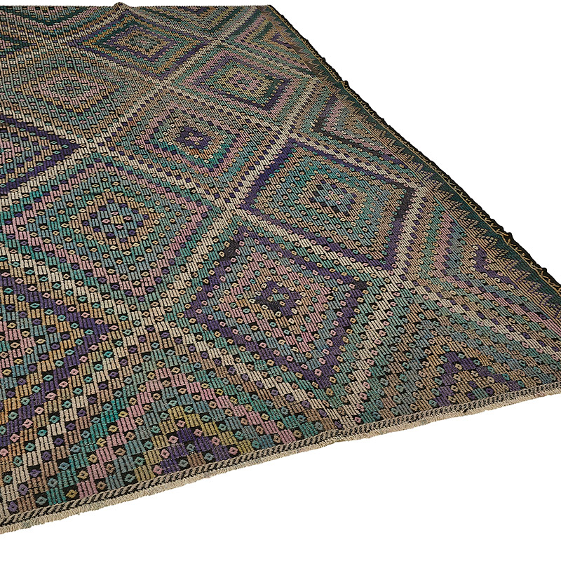 Vintage Anatolian Jijim Rug - K0093946