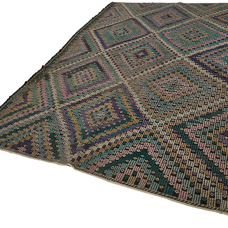 Vintage Anatolian Jijim Rug - K0093946