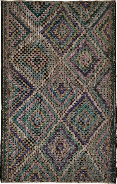 Vintage Anatolian Jijim Rug