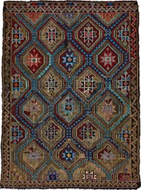 Vintage Anatolian Jijim Rug