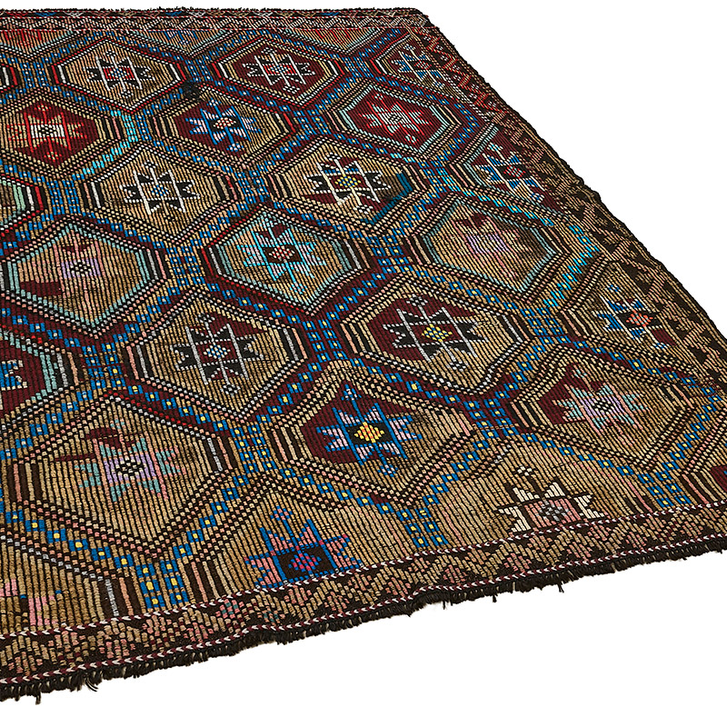 Vintage Anatolian Jijim Rug - K0093947
