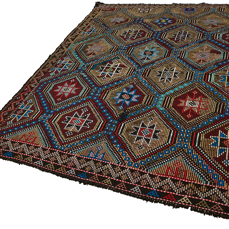 Vintage Anatolian Jijim Rug - K0093947