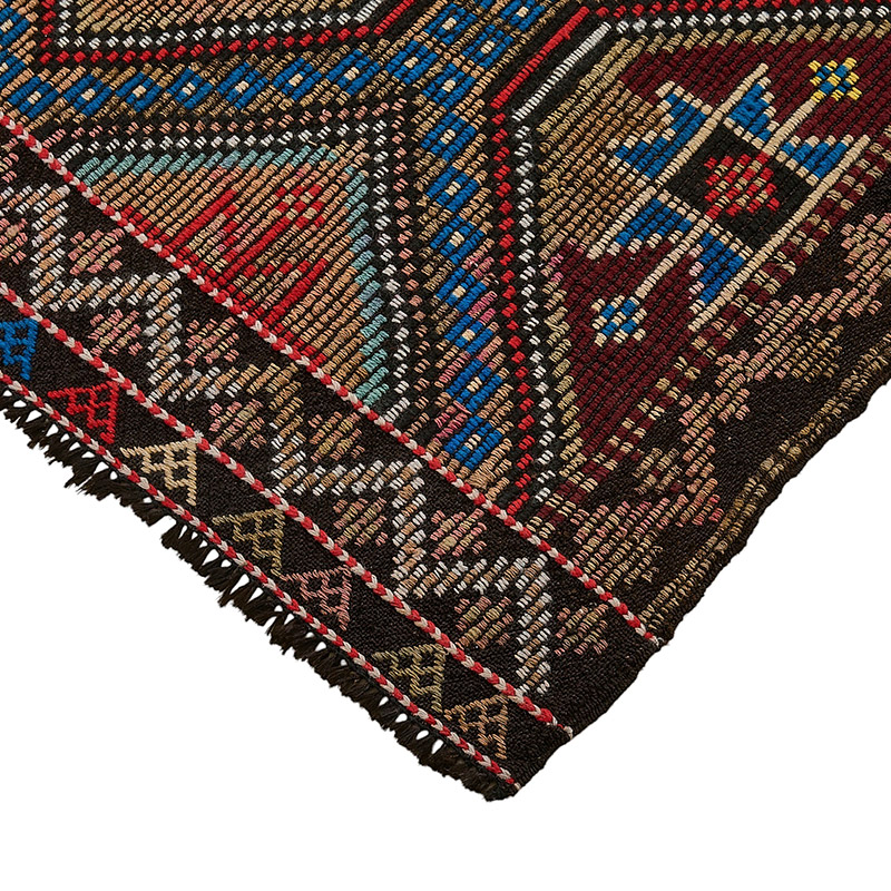 Vintage Anatolian Jijim Rug - K0093947