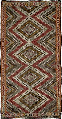 Vintage Anatolian Jijim Rug