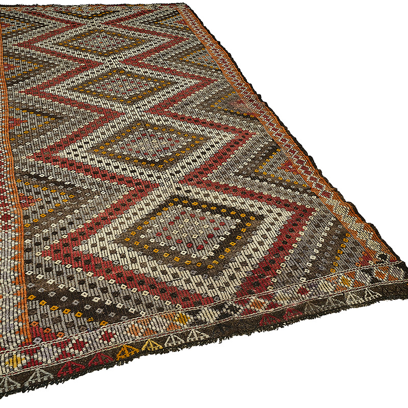Vintage Anatolian Jijim Rug - K0093948