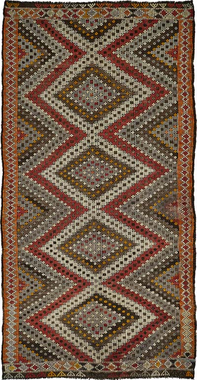 Vintage Anatolian Jijim Rug