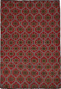 Vintage Anatolian Jijim Rug