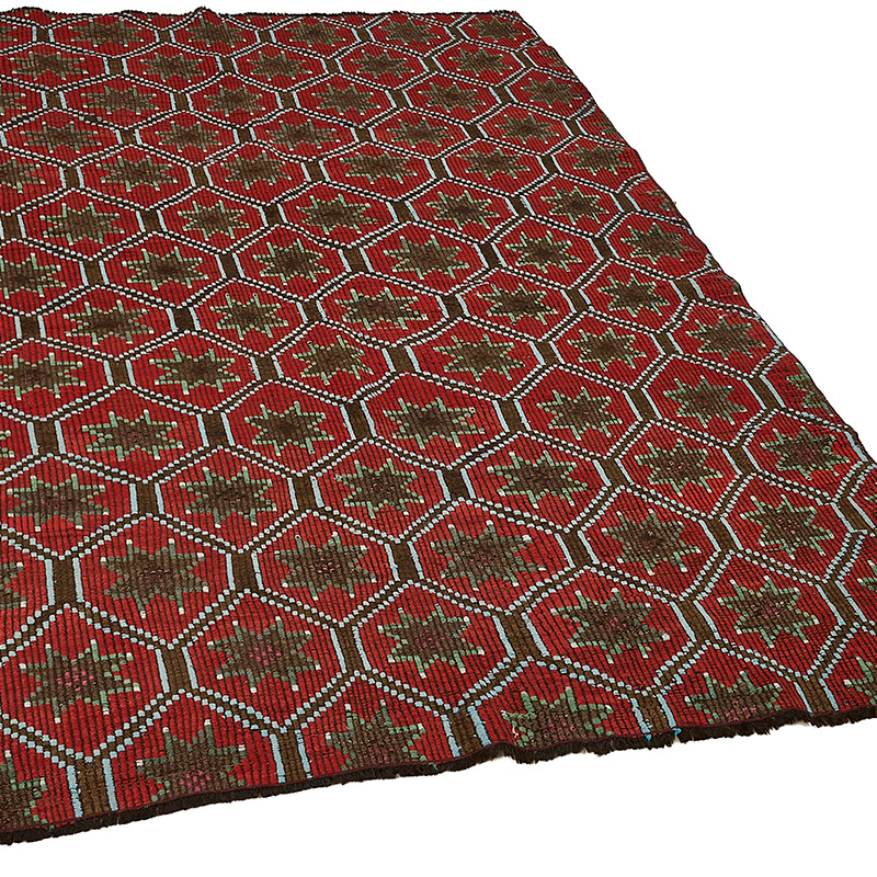 Vintage Anatolian Jijim Rug - K0093950
