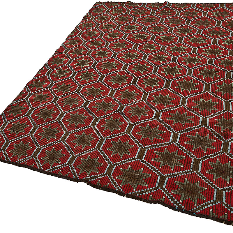 Vintage Anatolian Jijim Rug - K0093950