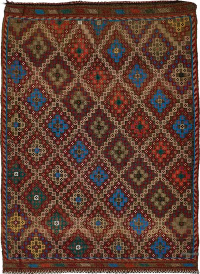 Vintage Anatolian Jijim Rug