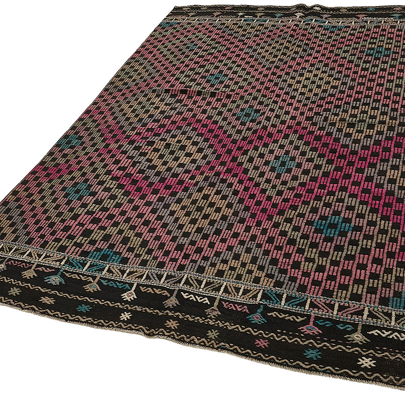 Vintage Anatolian Jijim Rug - K0093953