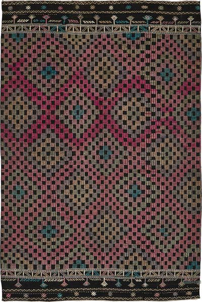 Vintage Anatolian Jijim Rug