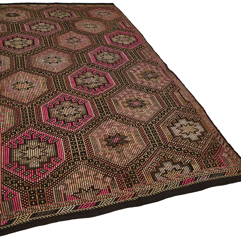 Vintage Anatolian Jijim Rug - K0093954