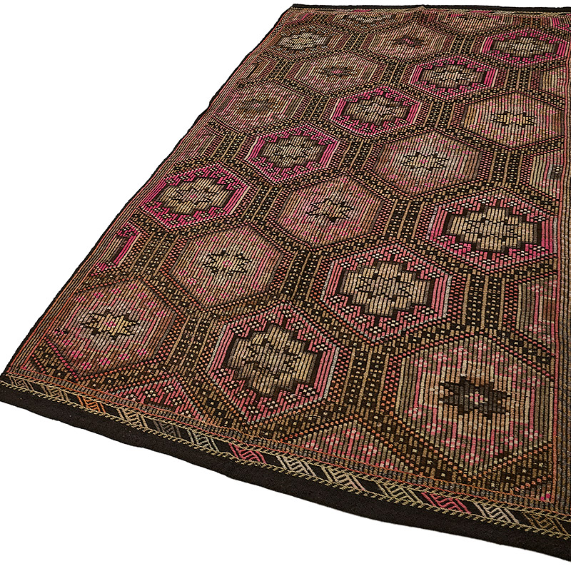Vintage Anatolian Jijim Rug - K0093954
